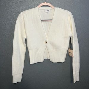 Superdown off white cardigan
